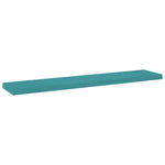 ZNTS Floating Wall Shelves 2 pcs Blue 120x23.5x3.8 cm MDF 326628