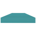ZNTS Floating Wall Shelves 2 pcs Blue 120x23.5x3.8 cm MDF 326628
