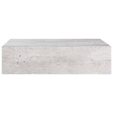 ZNTS Wall Drawer Shelves 2 pcs Concrete Grey 40x23.5x10cm MDF 330252