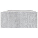 ZNTS Wall Drawer Shelves 2 pcs Concrete Grey 40x23.5x10cm MDF 330252