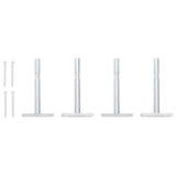 ZNTS Wall Drawer Shelves 2 pcs Concrete Grey 40x23.5x10cm MDF 330252