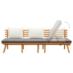 ZNTS Garden Day Bed 200x65 cm Solid Wood Acacia 316263