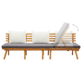 ZNTS Garden Day Bed 200x65 cm Solid Wood Acacia 316263