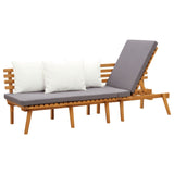 ZNTS Garden Day Bed 200x65 cm Solid Wood Acacia 316263