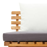 ZNTS Garden Day Bed 200x65 cm Solid Wood Acacia 316263