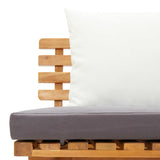 ZNTS Garden Day Bed 200x65 cm Solid Wood Acacia 316263