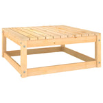 ZNTS 7 Piece Garden Lounge Set with Cushions Solid Wood Pine 3077119