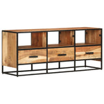 ZNTS TV Cabinet 110x30x45 cm Solid Acacia Wood 327448