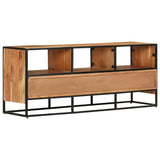ZNTS TV Cabinet 110x30x45 cm Solid Acacia Wood 327448