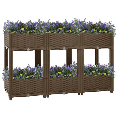 ZNTS Raised Bed 120x40x71 cm Polypropylene 316521