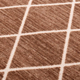 ZNTS Carpet Runner Dark Brown 80x500 cm 330013
