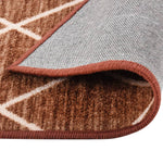 ZNTS Carpet Runner Dark Brown 80x500 cm 330013