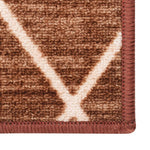 ZNTS Carpet Runner Dark Brown 80x500 cm 330013
