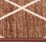 ZNTS Carpet Runner Dark Brown 80x500 cm 330013