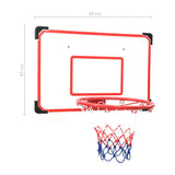 ZNTS Five Piece Wall Mounted Basketball Backboard Set 80353