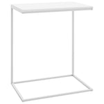 ZNTS Side Table White 55x35x66 cm Engineered Wood 336134
