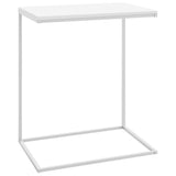 ZNTS Side Table White 55x35x66 cm Engineered Wood 336134