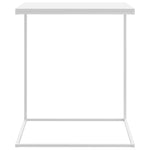 ZNTS Side Table White 55x35x66 cm Engineered Wood 336134