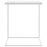 ZNTS Side Table White 55x35x66 cm Engineered Wood 336134