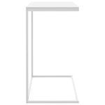 ZNTS Side Table White 55x35x66 cm Engineered Wood 336134