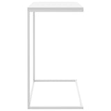 ZNTS Side Table White 55x35x66 cm Engineered Wood 336134