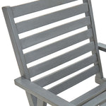ZNTS Outdoor Dining Chairs with Cushions 4 pcs Solid Wood Acacia 3078404
