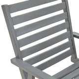 ZNTS Outdoor Dining Chairs with Cushions 4 pcs Solid Wood Acacia 3078430