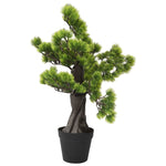 ZNTS Artificial Pinus Bonsai with Pot 60 cm Green 336317