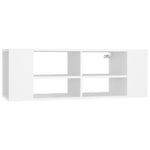 ZNTS Wall-Mounted TV Cabinet White 102x35x35 cm Engineered Wood 806238