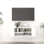 ZNTS Wall-Mounted TV Cabinet White 102x35x35 cm Engineered Wood 806238