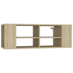 ZNTS Wall-Mounted TV Cabinet Sonoma Oak 102x35x35 cm Engineered Wood 806241