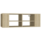 ZNTS Wall-Mounted TV Cabinet Sonoma Oak 102x35x35 cm Engineered Wood 806241
