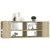 ZNTS Wall-Mounted TV Cabinet Sonoma Oak 102x35x35 cm Engineered Wood 806241