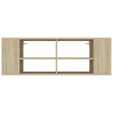 ZNTS Wall-Mounted TV Cabinet Sonoma Oak 102x35x35 cm Engineered Wood 806241