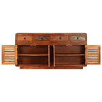 ZNTS Sideboard 150x35x75 cm Solid Reclaimed Wood 328298