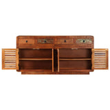 ZNTS Sideboard 150x35x75 cm Solid Reclaimed Wood 328298