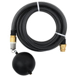 ZNTS Suction Hose with Brass Connectors Black 1.1" 10 m PVC 151063