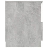 ZNTS Bed Cabinet Concrete Grey 40x40x50 cm Engineered Wood 806165