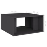 ZNTS Coffee Tables 4 pcs Grey 33x33x33 cm Engineered Wood 806815