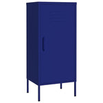 ZNTS Storage Cabinet Navy Blue 42.5x35x101.5 cm Steel 336190