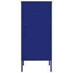ZNTS Storage Cabinet Navy Blue 42.5x35x101.5 cm Steel 336190