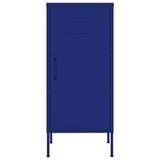 ZNTS Storage Cabinet Navy Blue 42.5x35x101.5 cm Steel 336190