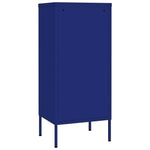 ZNTS Storage Cabinet Navy Blue 42.5x35x101.5 cm Steel 336190