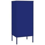 ZNTS Storage Cabinet Navy Blue 42.5x35x101.5 cm Steel 336190