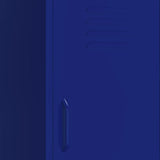 ZNTS Storage Cabinet Navy Blue 42.5x35x101.5 cm Steel 336190