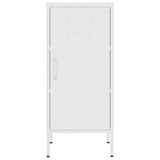 ZNTS Storage Cabinet White 42.5x35x101.5 cm Steel 336197