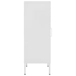 ZNTS Storage Cabinet White 42.5x35x101.5 cm Steel 336197