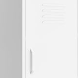 ZNTS Storage Cabinet White 42.5x35x101.5 cm Steel 336197