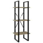 ZNTS 3-Tier Book Cabinet Sonoma Oak 40x30x105 cm Engineered Wood 806490
