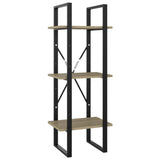 ZNTS 3-Tier Book Cabinet Sonoma Oak 40x30x105 cm Engineered Wood 806490